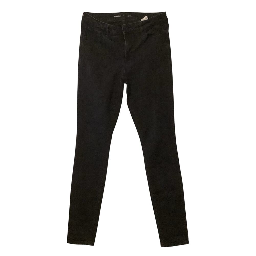 Old Navy Black Super Skinny Rockstar Jeans - Size 8 Tall - Preowned Gently Worn